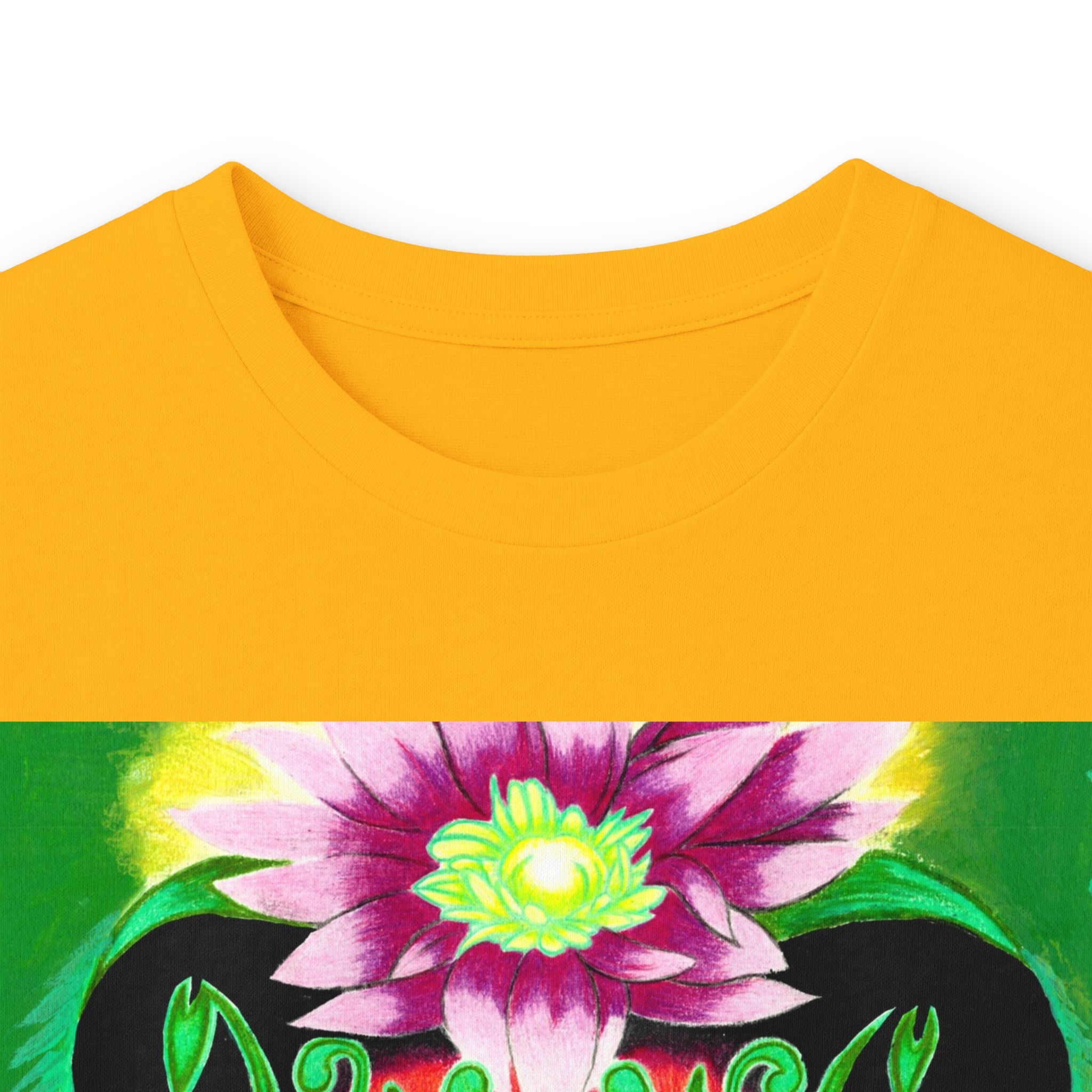 Psychedelic Floral Face Long Sleeve Tee