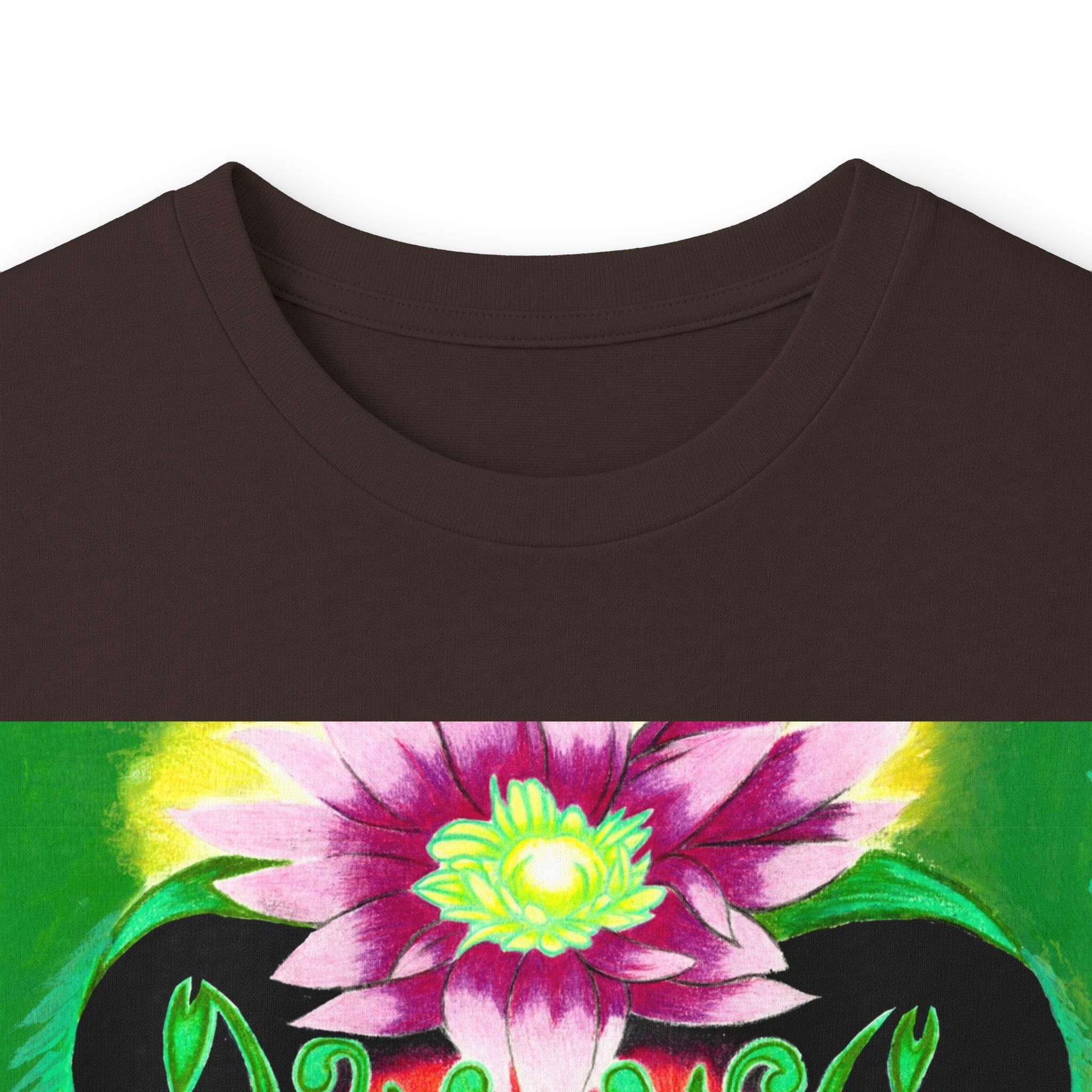 Psychedelic Floral Face Long Sleeve Tee