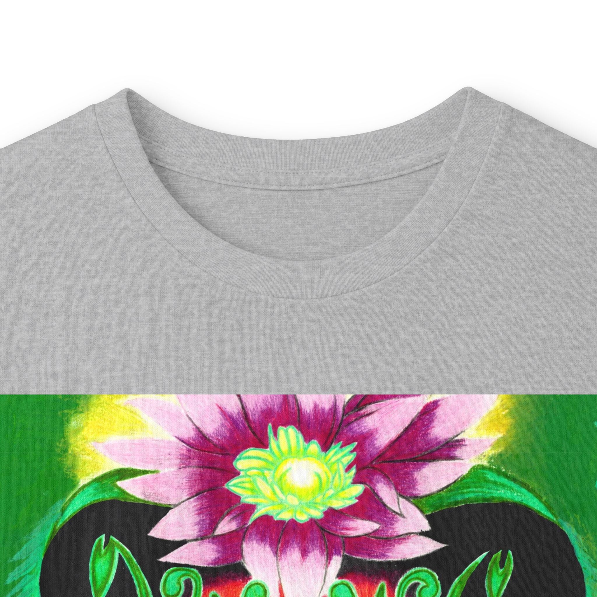 Psychedelic Floral Face Long Sleeve Tee