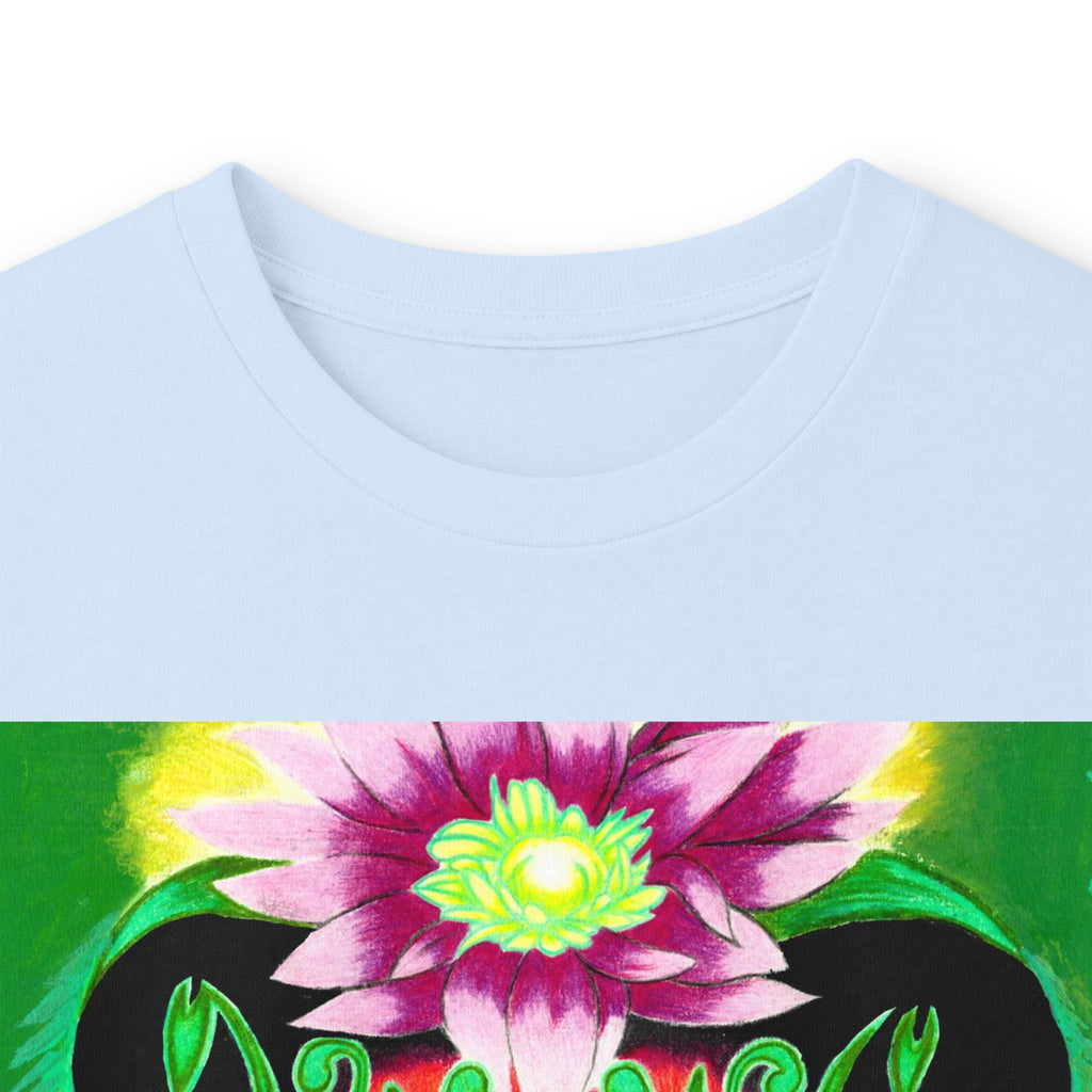 Psychedelic Floral Face Long Sleeve Tee