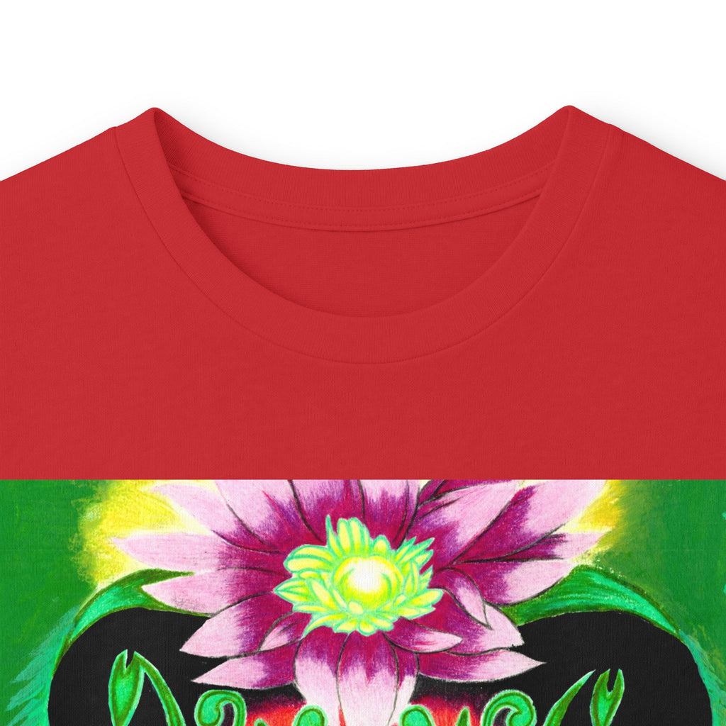 Psychedelic Floral Face Long Sleeve Tee