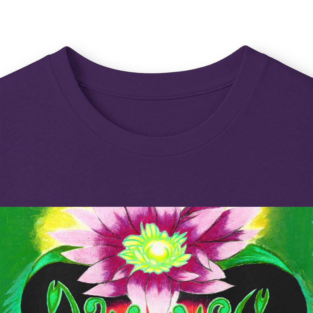 Psychedelic Floral Face Long Sleeve Tee