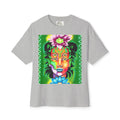 Mystic Flora Face Tee — Psychedelic Floral Art T-Shirt