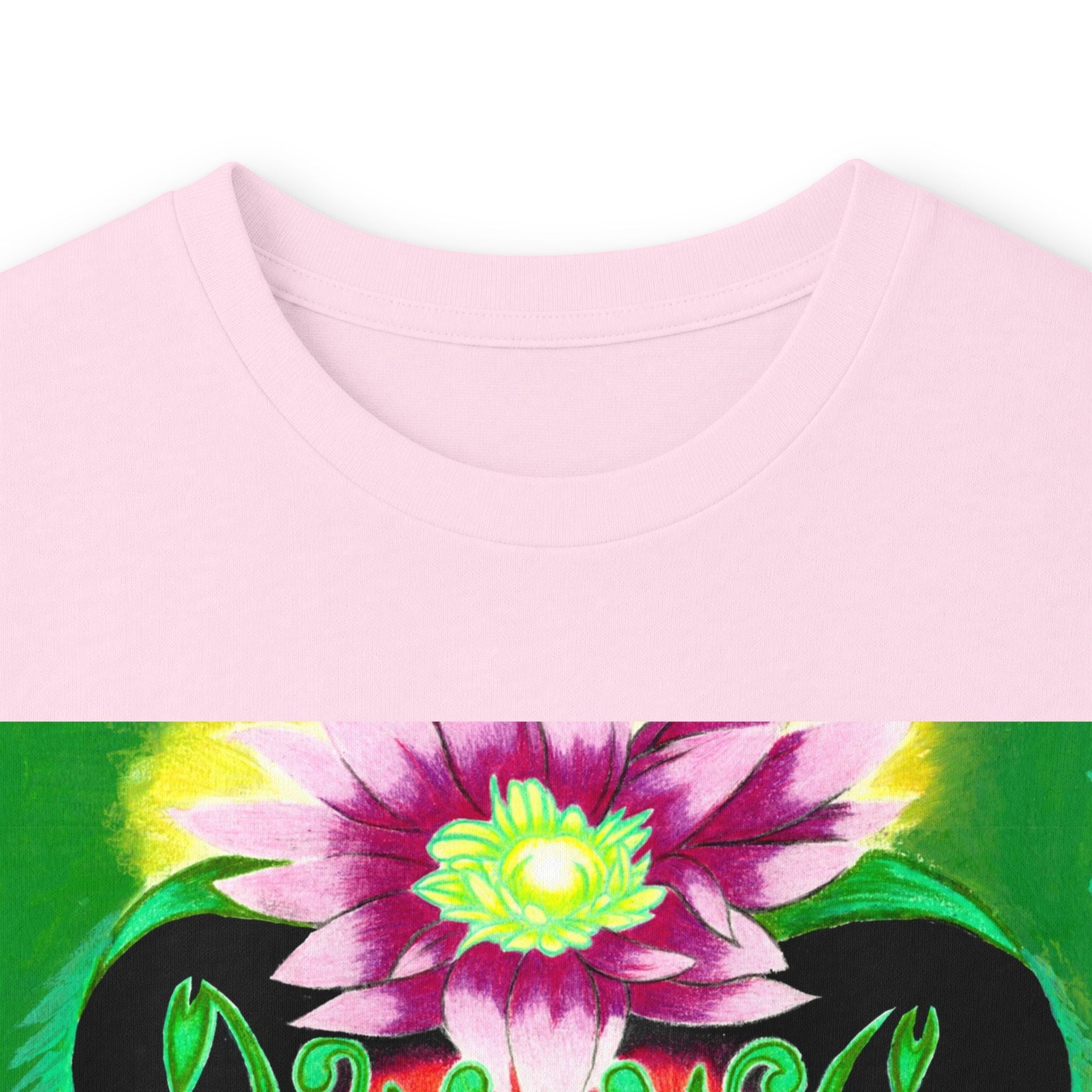 Psychedelic Floral Face Long Sleeve Tee