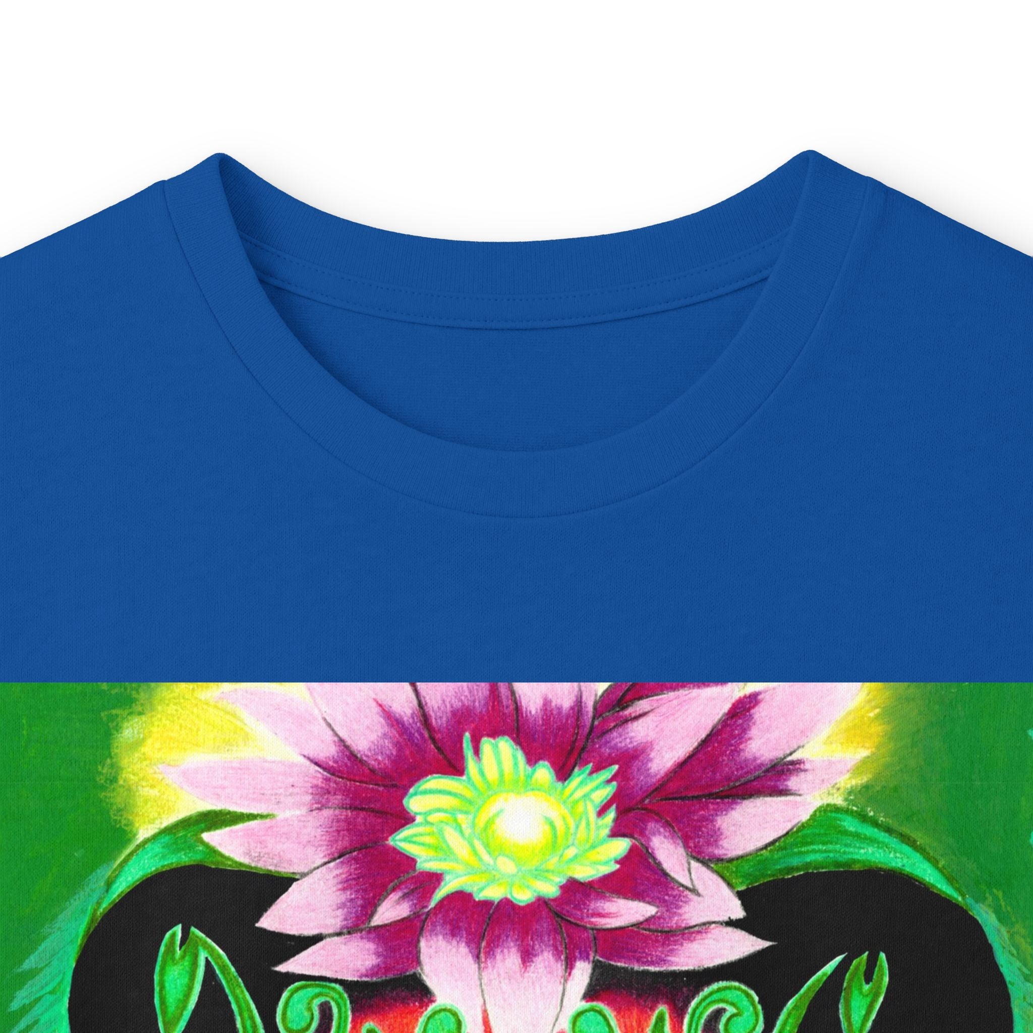 Psychedelic Floral Face Long Sleeve Tee