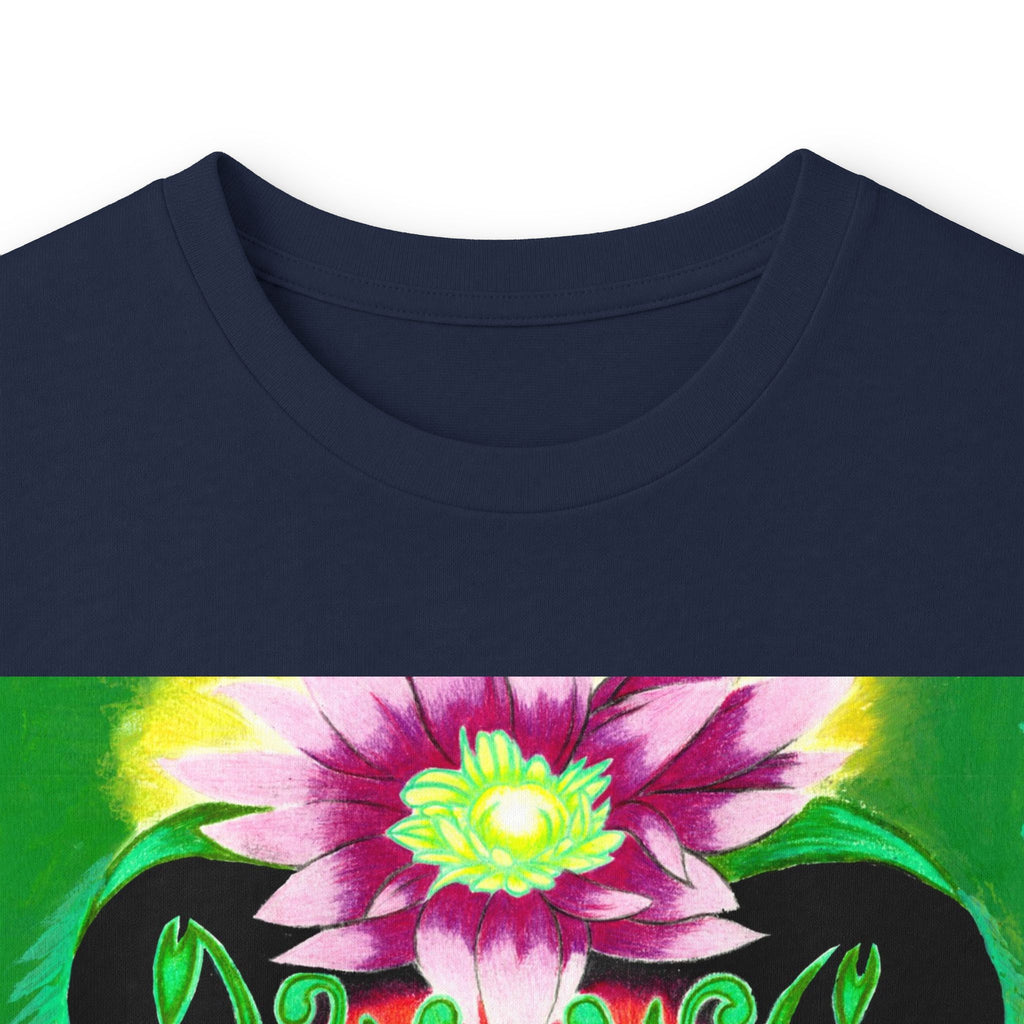 Psychedelic Floral Face Long Sleeve Tee