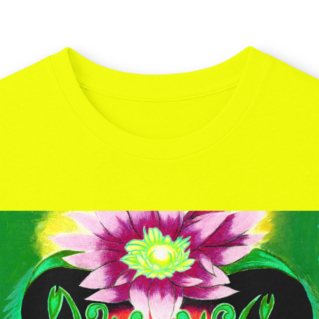 Psychedelic Floral Face Long Sleeve Tee
