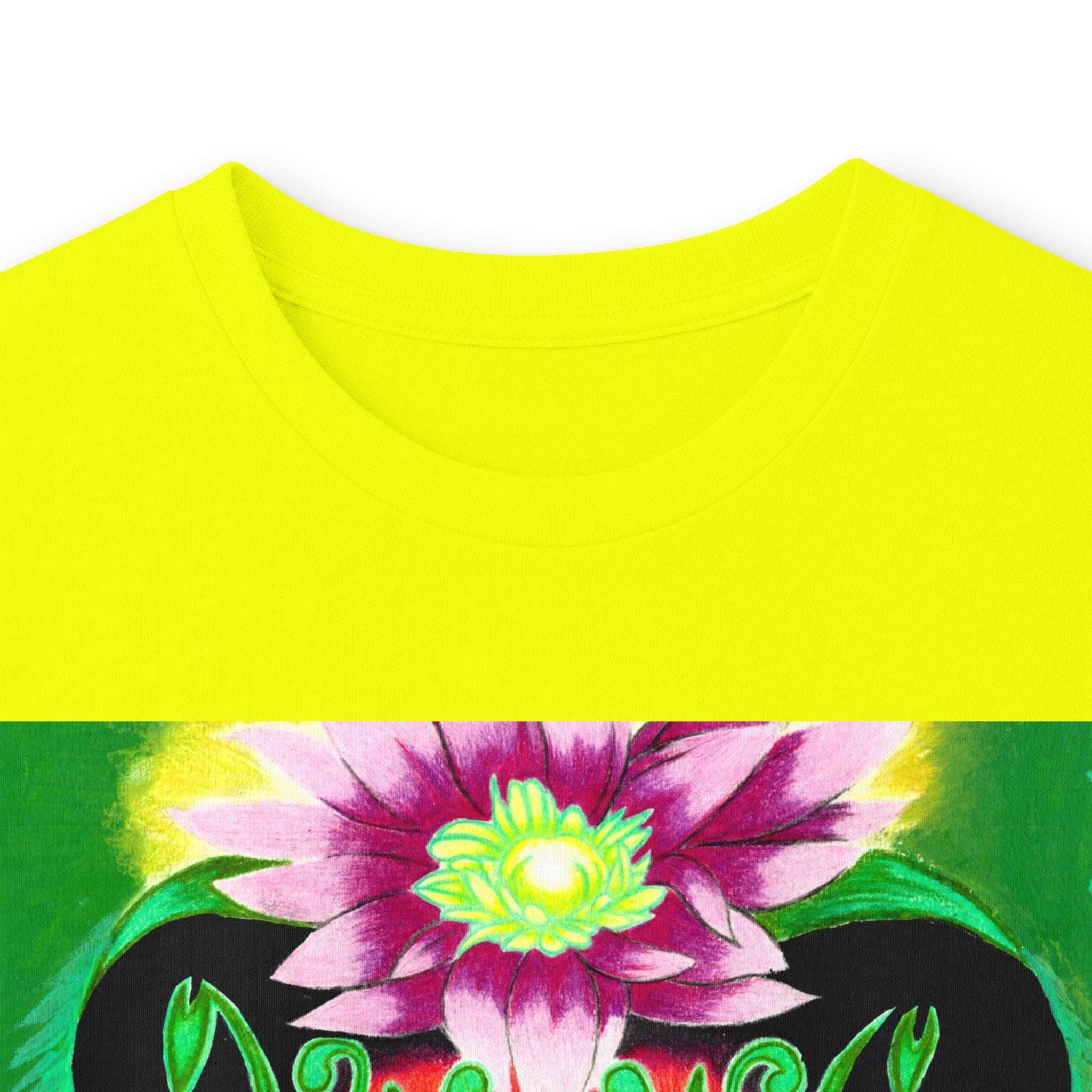 Psychedelic Floral Face Long Sleeve Tee